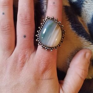 Large Agate Ring